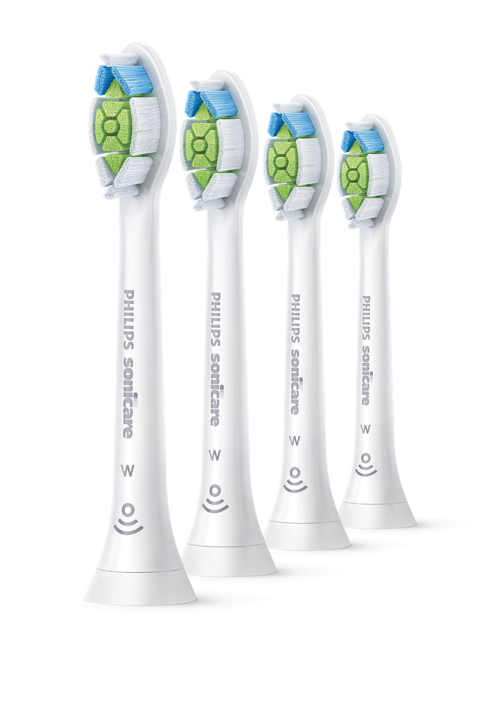 Tandbørstehoveder Philips Sonicare Optimal White HX6064/87 - 4 stk., hvid