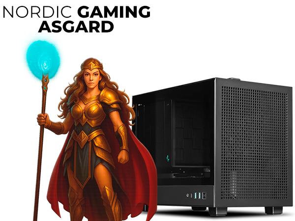 Gaming PC Nordic Gaming Asgard Freja V1 - i5, 16 GB, RTX 5050, 1 TB billede