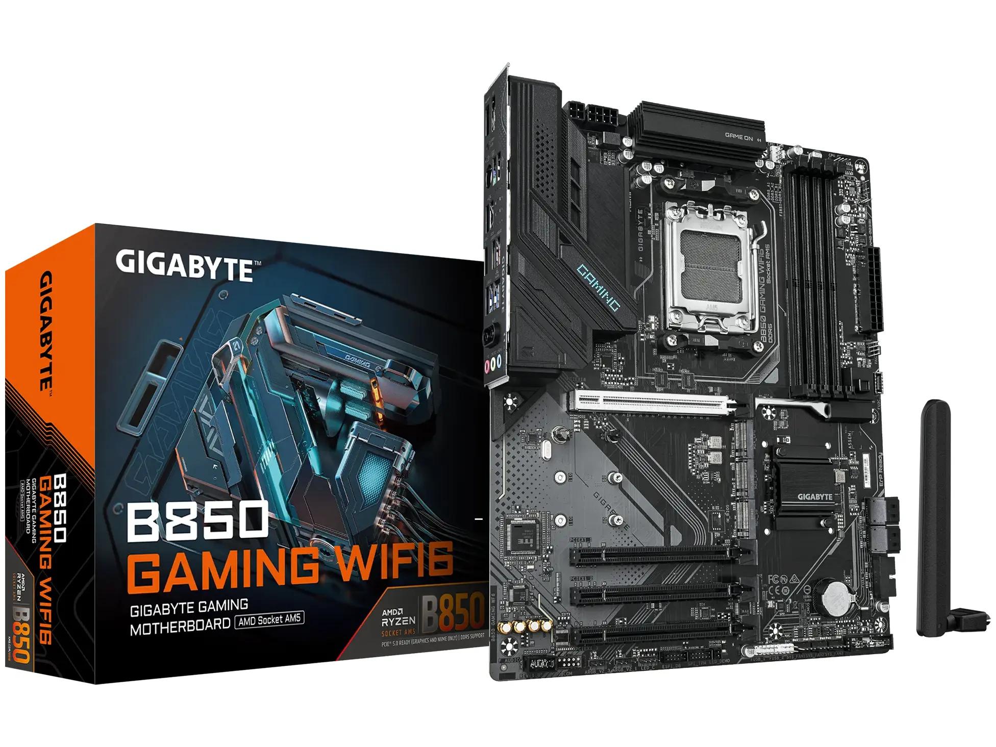 Bundkort Gigabyte B850 Gaming WiFi 6 ATX - Socket AM5