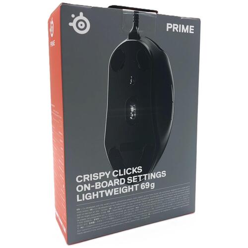 Gaming mus SteelSeries Prime – kablet optisk, sort