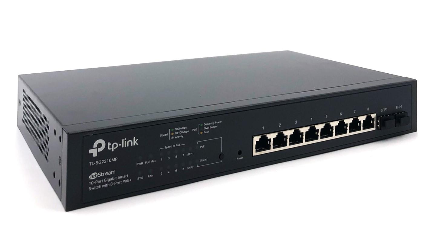 Netværksswitch TP-Link JetStream TL-SG2210MP 10-porte Gigabit med PoE+