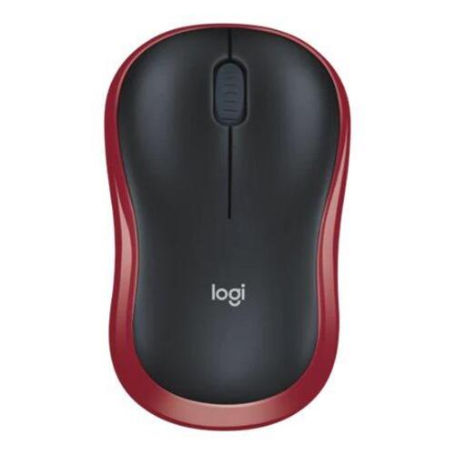 Trådløs mus Logitech M185 – optisk 2,4 GHz – rød