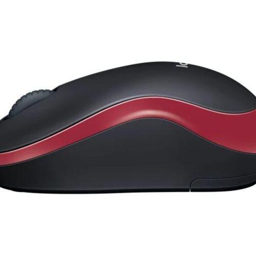 Trådløs mus Logitech M185 – optisk 2,4 GHz – rød