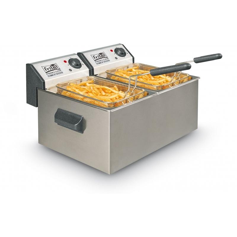 Frituregryde FRITEL Profi 3855 - 10 liter, 6.400 W, grå billede