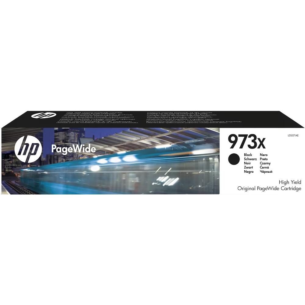 Blækpatron HP PageWide 973X sort - høj kapacitet (10.000 sider)