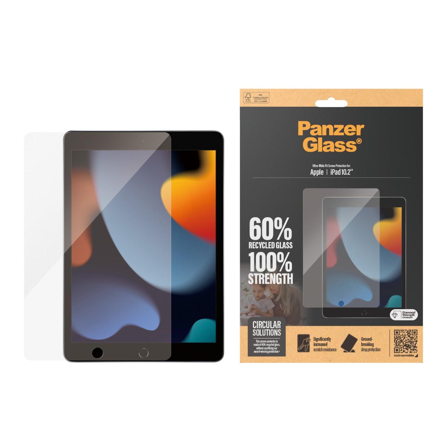 Skærmbeskyttelse til iPad 10,2" - PanzerGlass Ultra-Wide Fit billede