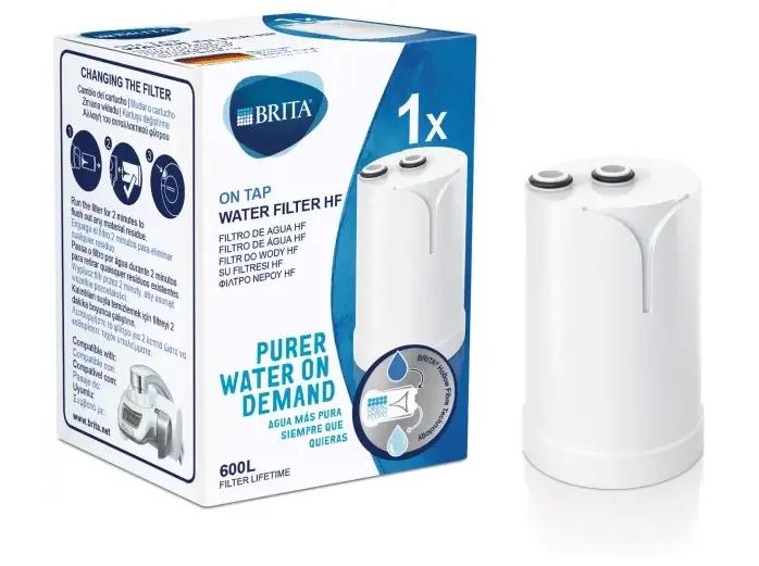 Vandfilter til vandhane BRITA HF - 600 l, hvid