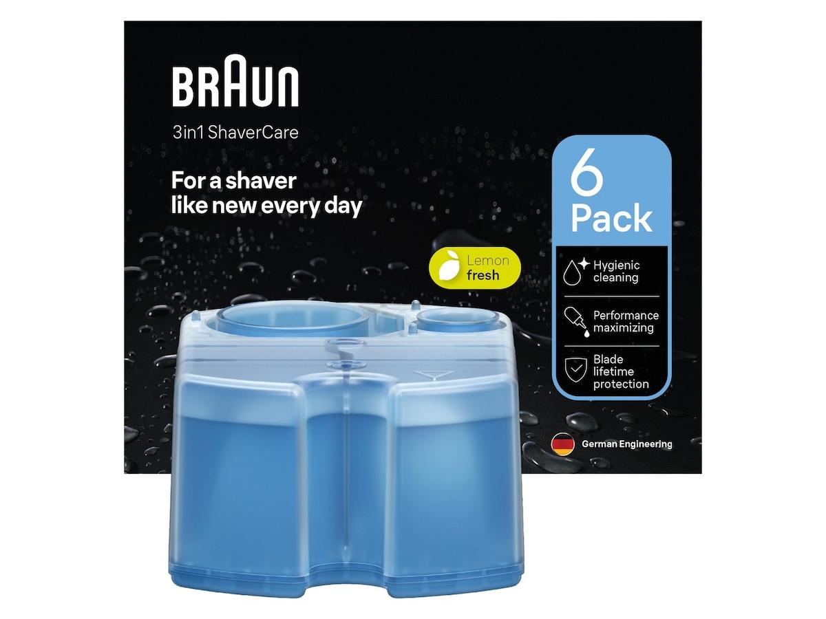 Rengøringspatroner til shaver - Braun 3?i?1 ShaverCare SmartCare (6 stk)