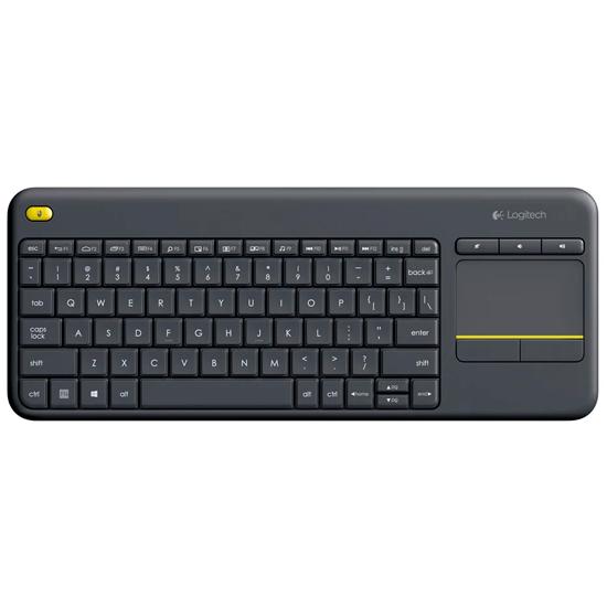 Trådløst tastatur – Logitech K400 Plus med touchpad (Nordisk, sort)