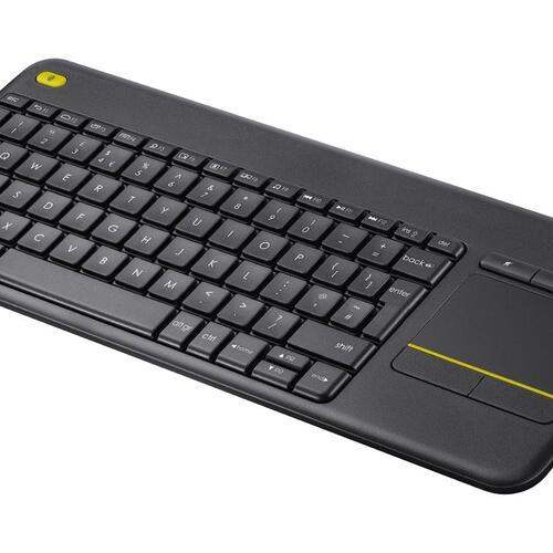 Trådløst tastatur – Logitech K400 Plus med touchpad (Nordisk, sort)