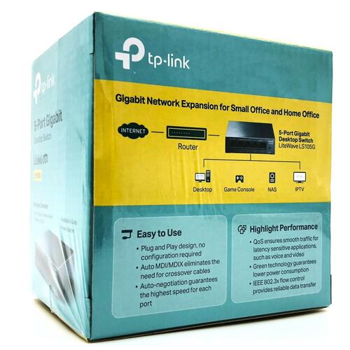 Gigabit switch TP-Link LiteWave LS105G – 5 porte