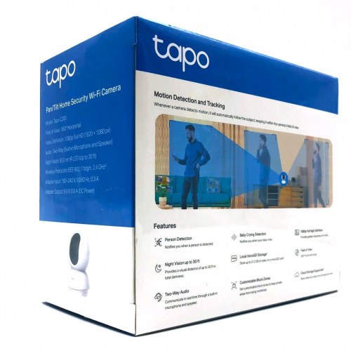 Overvågningskamera Wi-Fi TP-Link Tapo C200 1080p pan/tilt