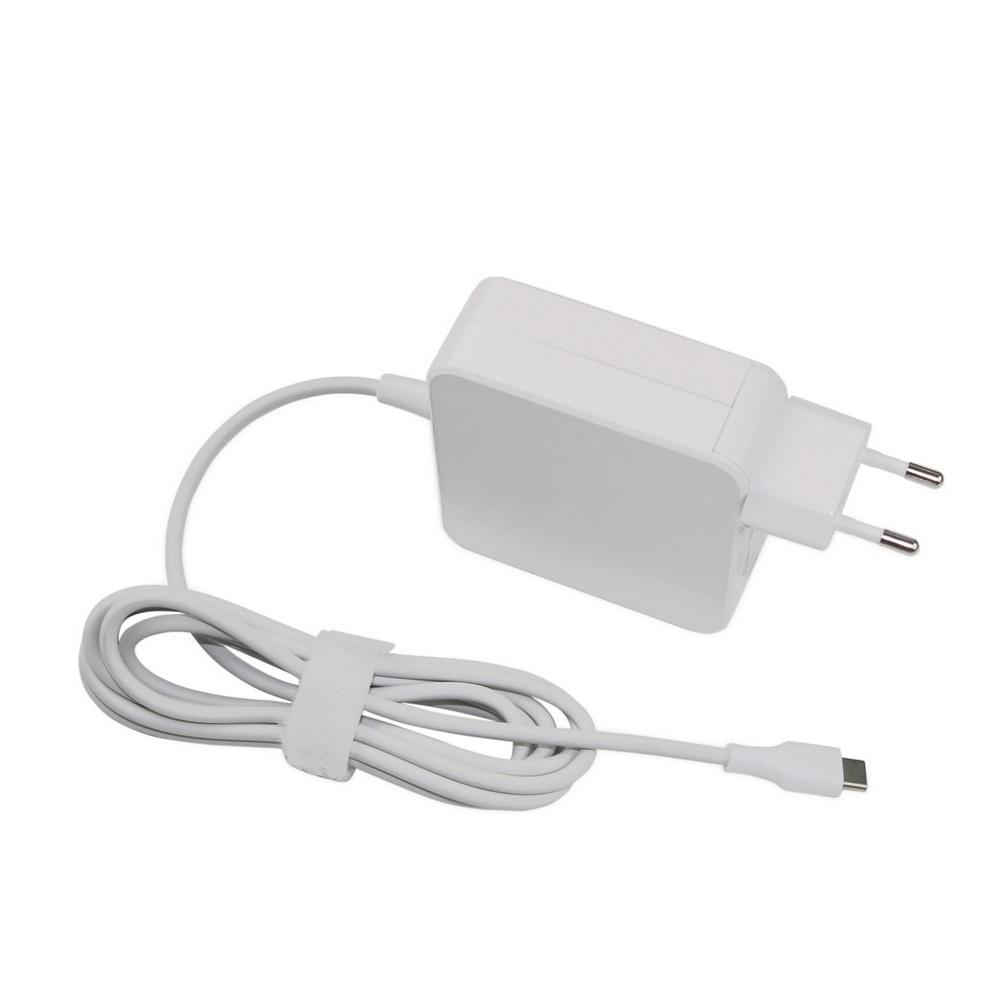 USB-C oplader 87 W – universel strømforsyningsadapter, hvid