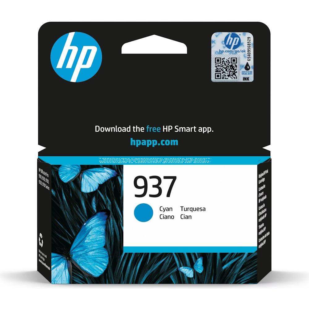Blækpatron HP 937 cyan - original