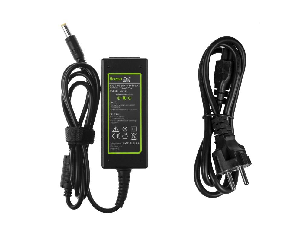 Oplader til bærbar – Green Cell PRO til Acer Aspire, 45 W, 19 V, sort