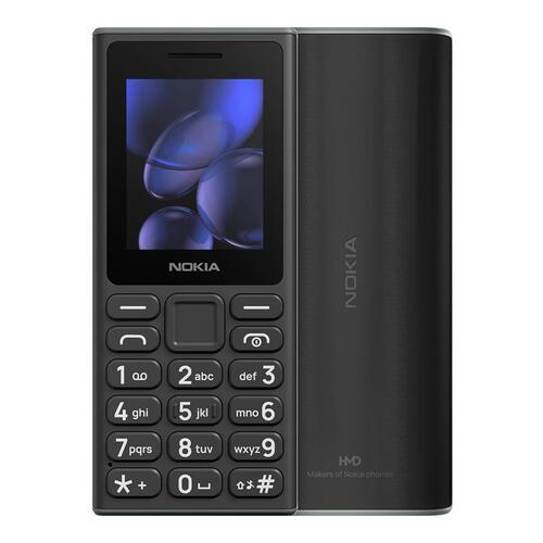 Mobiltelefon Nokia 105 (2024) dual‑SIM 4 MB – sort