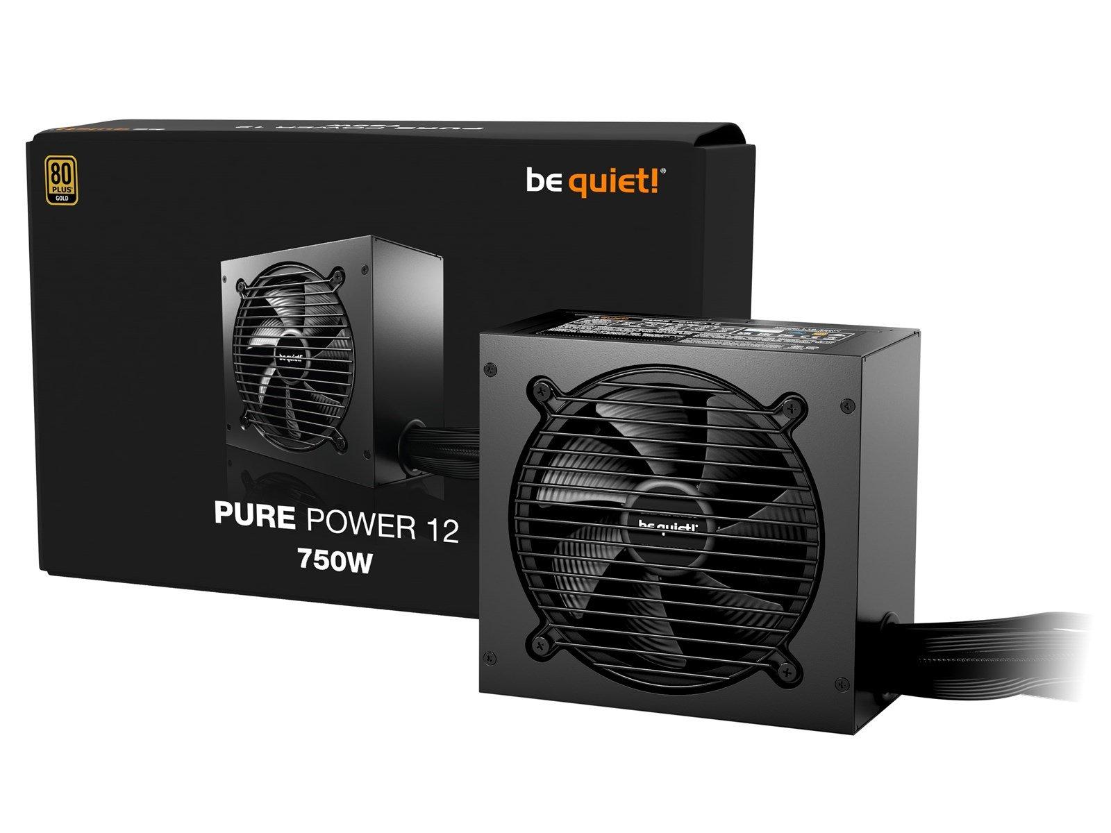 Strømforsyning ATX 750 W - be quiet! Pure Power 12 (80 Plus Gold)