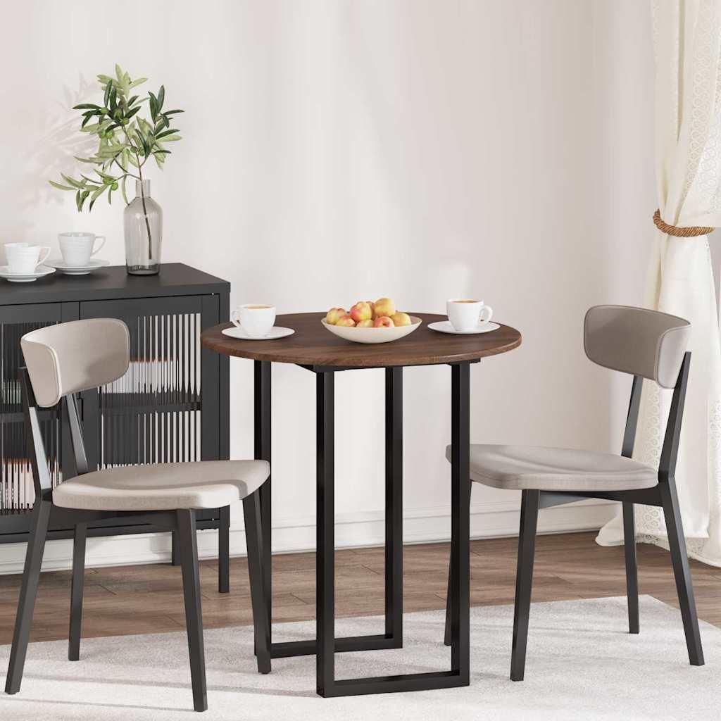 Bordplade Brun eg 70 x 70 x 1.5 cm Konstrueret træ