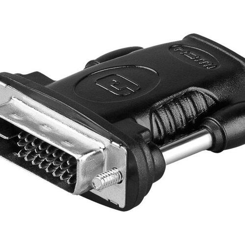 HDMI til DVI adapter – Goobay, DVI-D han til HDMI hun