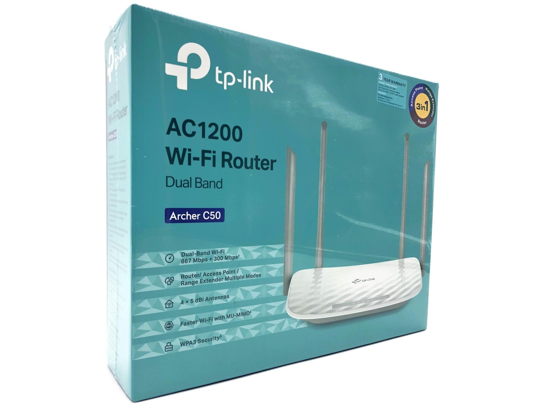 Wi-Fi router dual-band TP-Link Archer C50 AC1200