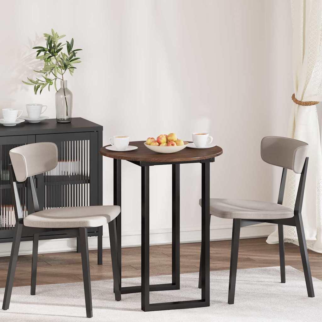 Bordplade Brun eg 60 x 60 x 1.5 cm Konstrueret træ