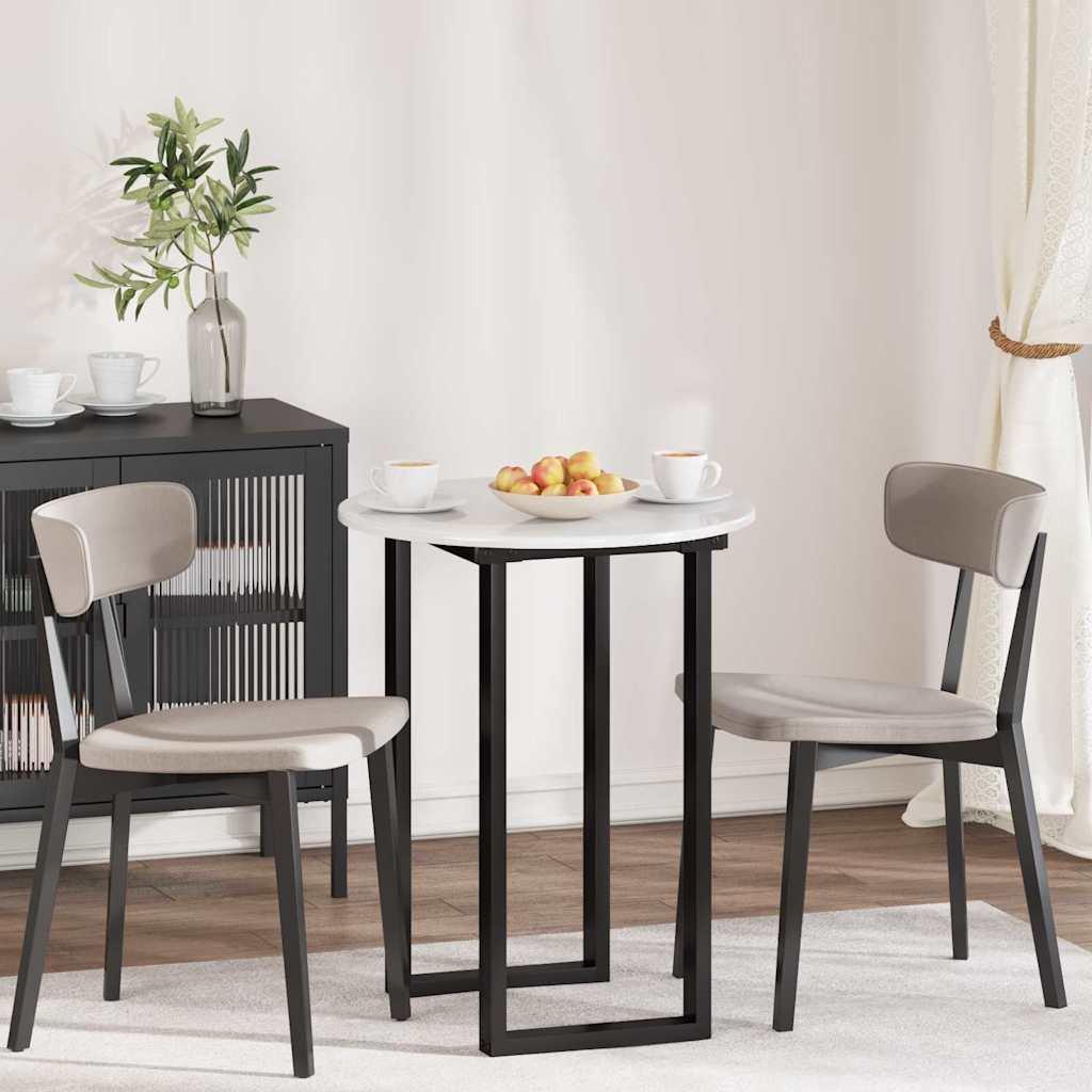 Bordplade Hvid højglans 60 x 60 x 1.5 cm Konstrueret træ