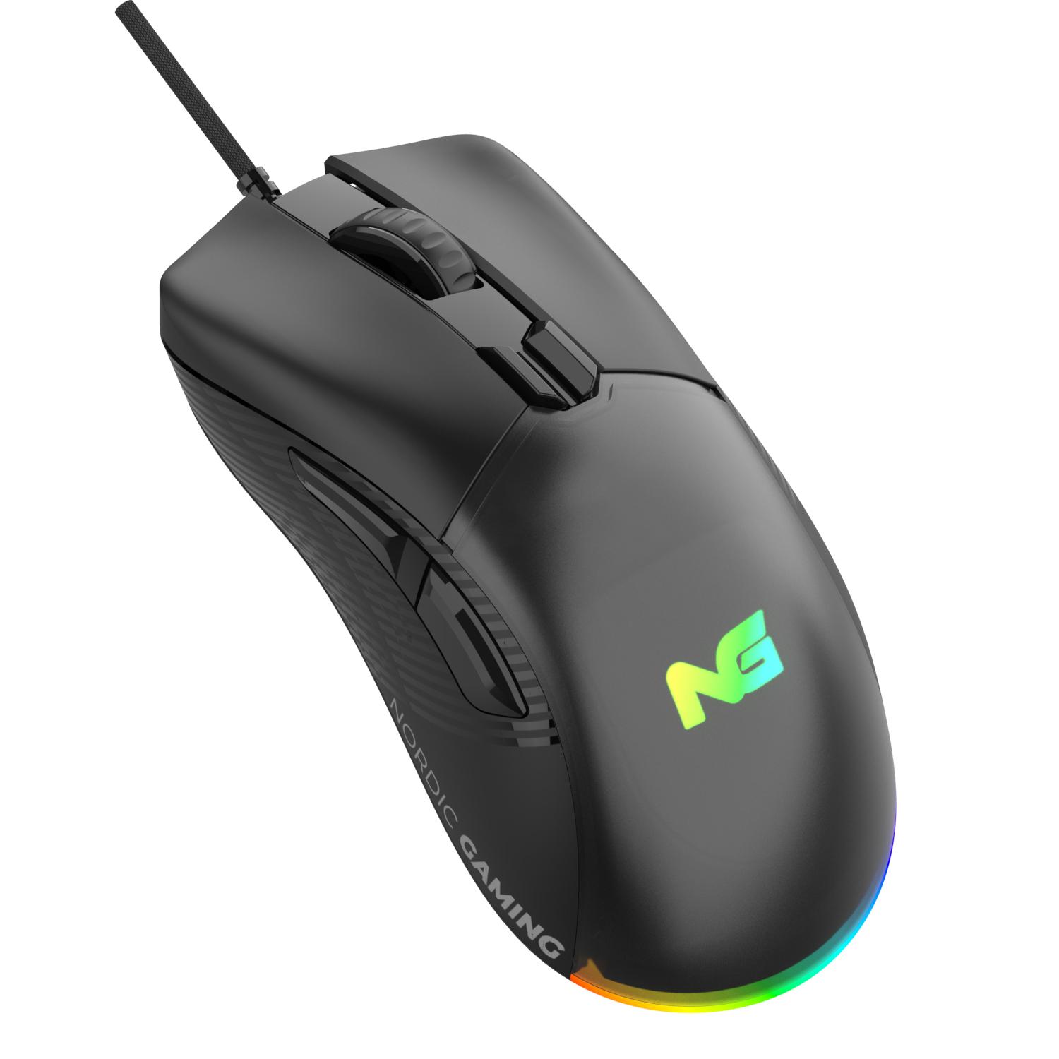 Gaming mus Nordic Gaming Stealth - kablet RGB