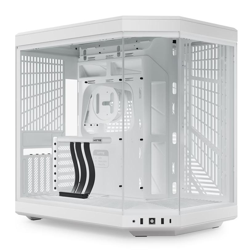PC kabinet ATX Hyte Y70 Tower - Snow White (uden PSU)