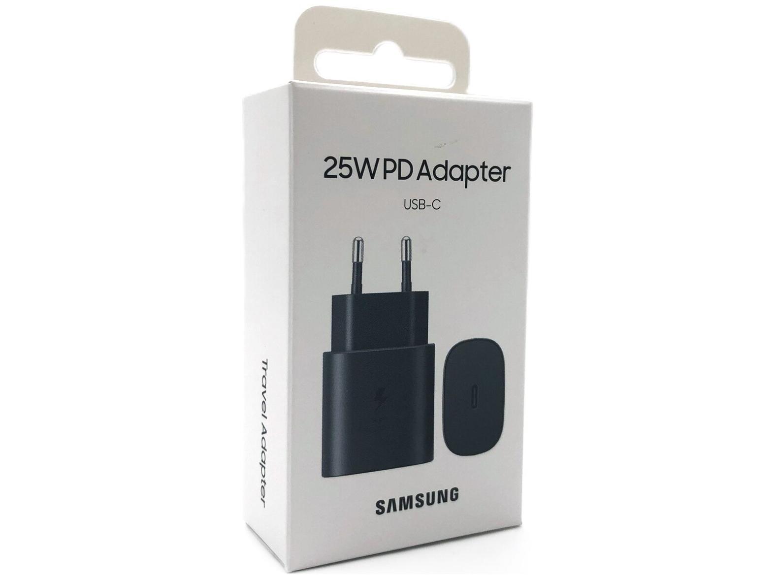USB-C oplader 25 W – Samsung Super Fast Charge (sort)