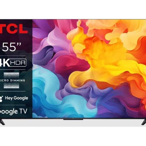 4K UHD TV TCL 55P655 55" – Google TV, HDR, sort
