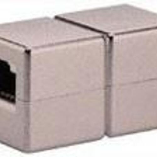 RJ45 samlestik – Goobay, sort