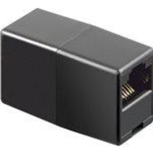 RJ45 samlestik – Goobay, sort