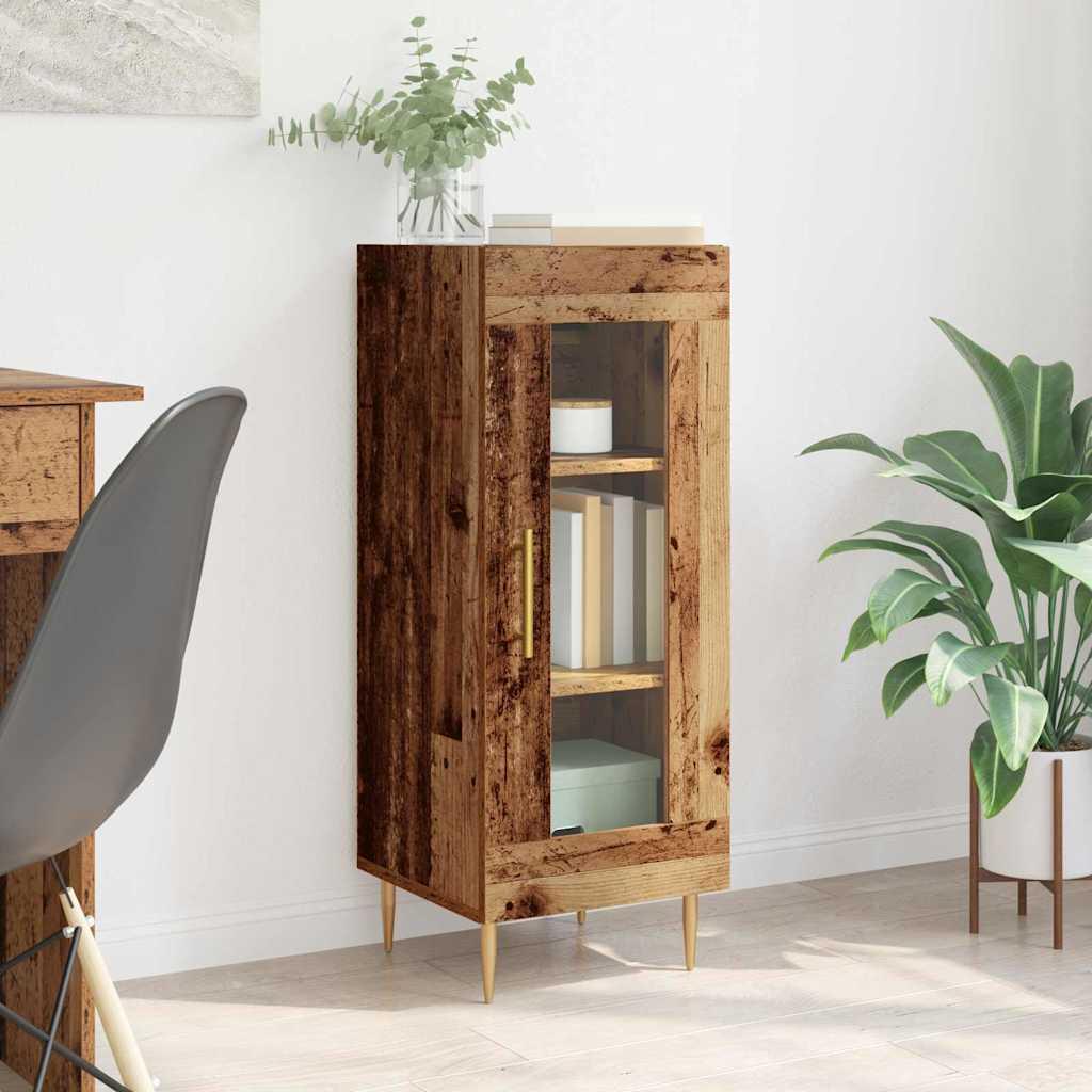 Sideboard Gammelt træ 34 x 34.5 x 90 cm Konstrueret træ