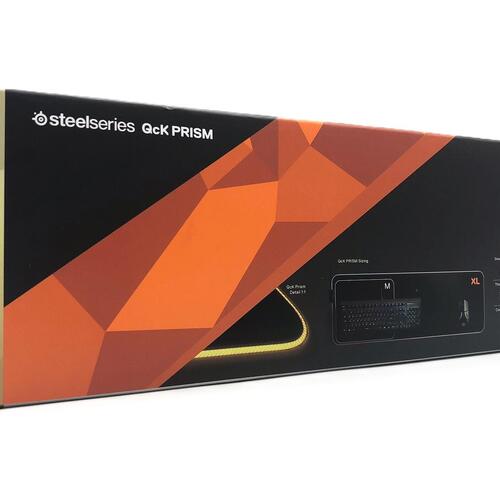 Musemåtte med lys SteelSeries QcK Prism XL