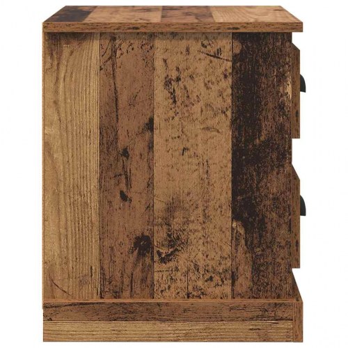 Sengeborde 2 stk. - gammelt træ, 39 x 39 x 47,5 cm