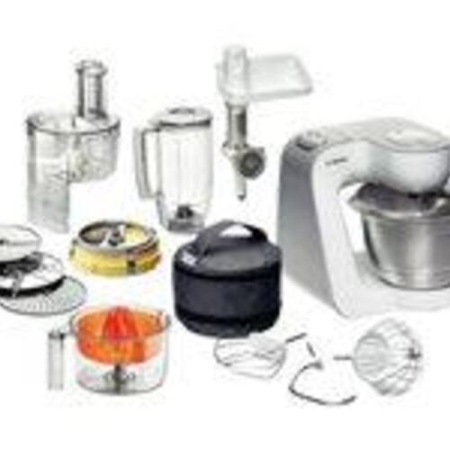 Køkkenmaskine Bosch Styline MUM54251 3,9 l – hvid/sølv, 900 W