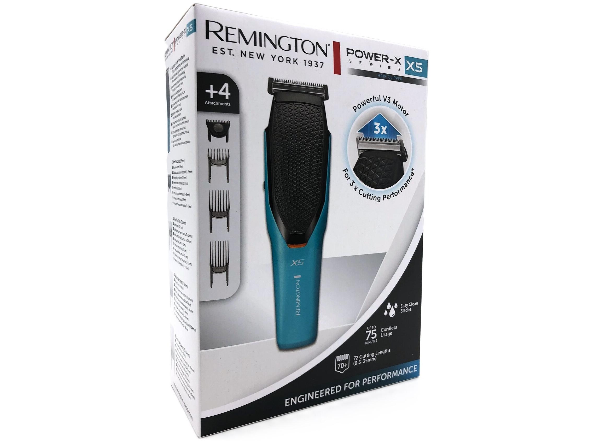 Hårklipper Remington Power?X Series X5 HC5000 - trådløs, turkis/sort