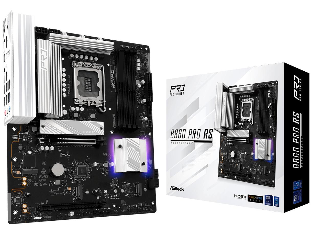 Bundkort ASRock B860 Pro RS ATX LGA1851 (Intel B860) billede