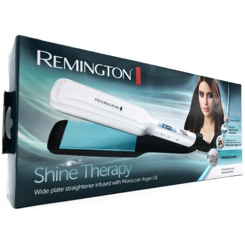 Glattejern Remington Shine Therapy S8550 – bred plade, 235 °C