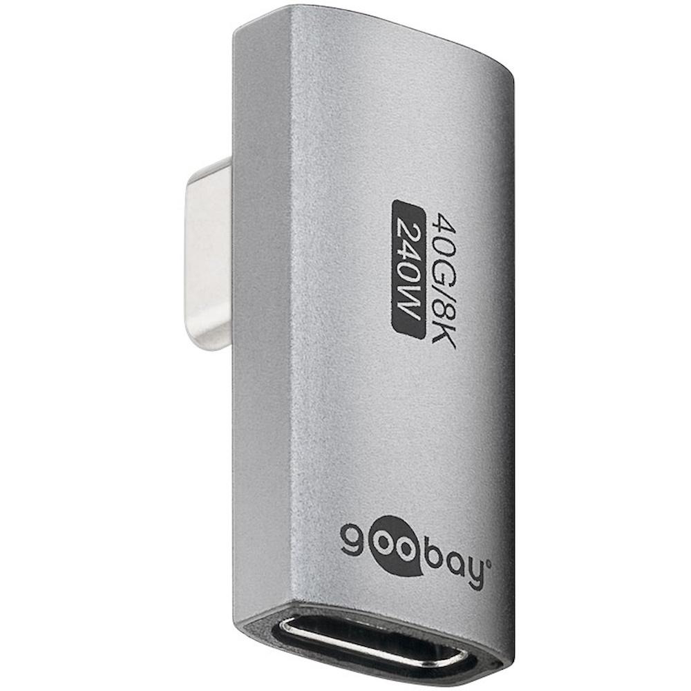 USB-C adapter 90° vinkel USB4 - Goobay billede