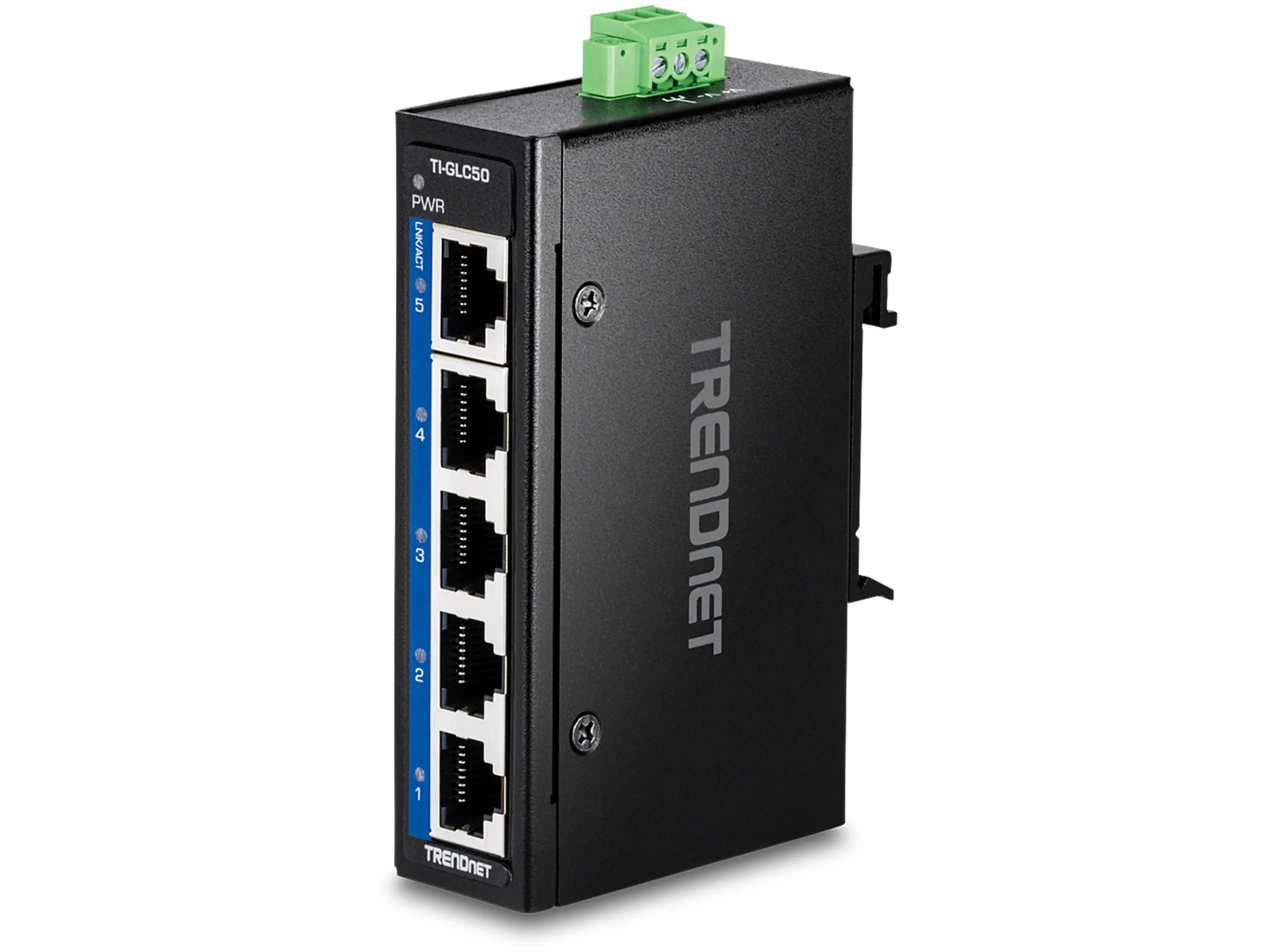 Netværksswitch Trendnet TI-GLC50 - 5-port Gigabit, unmanaged
