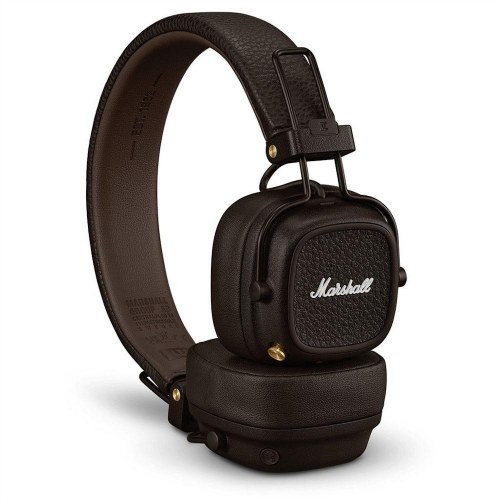 Hovedtelefoner Marshall Major V trådløse - Brun