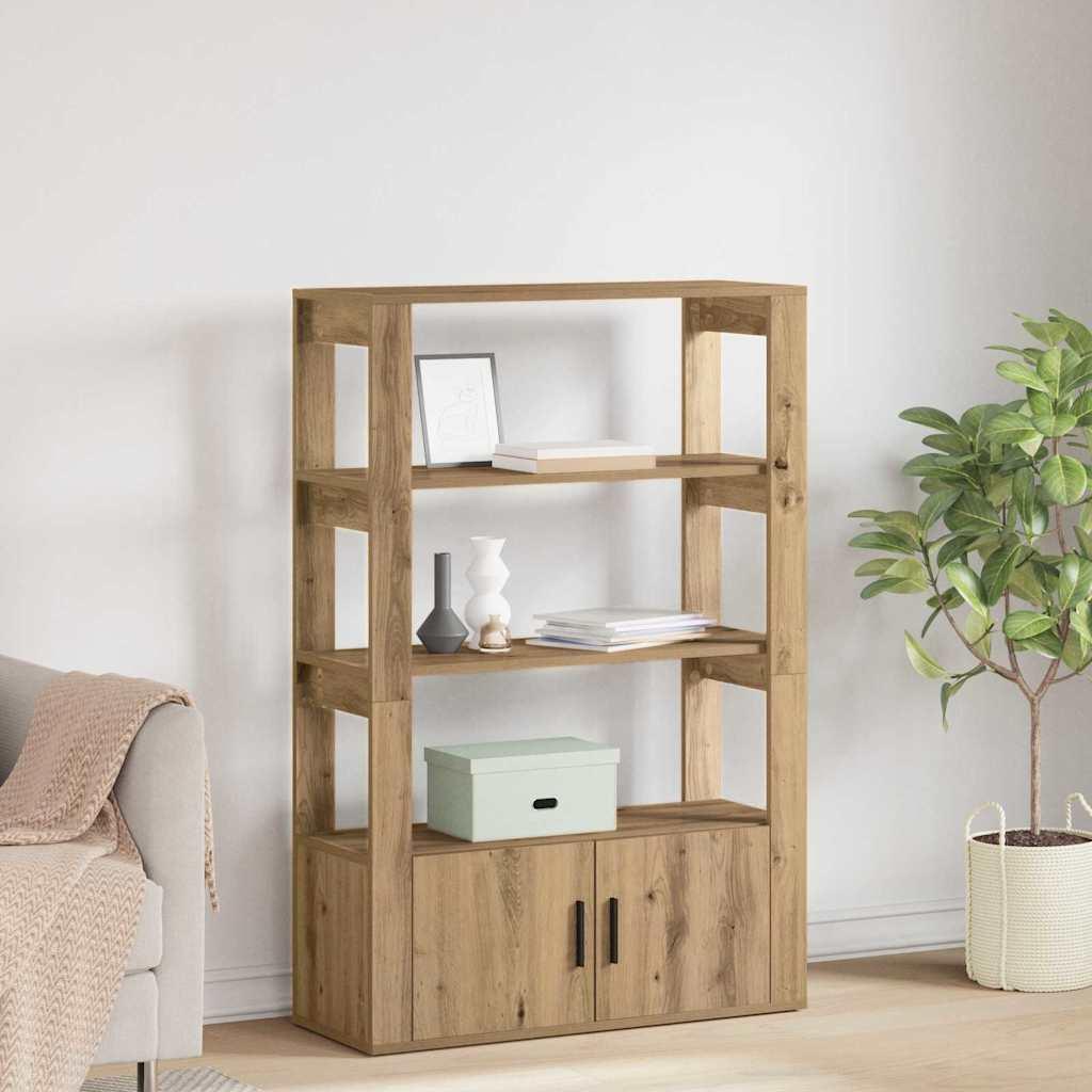 Sidebord artisan eg 30 x 80 x 119,5 cm Konstrueret træ billede