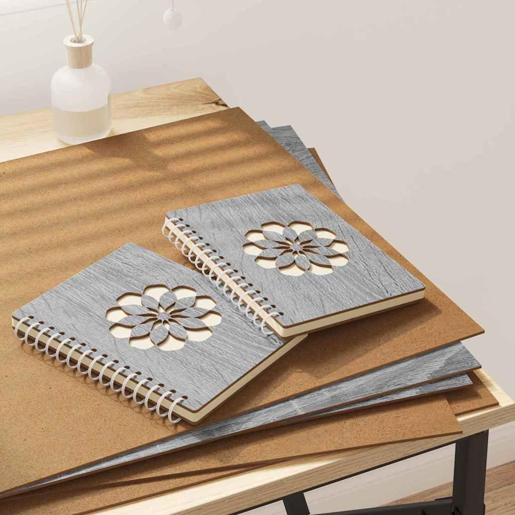 Dekor Panels 12 stk Grå sonoma-eg 40 x 60 x 0.3 cm