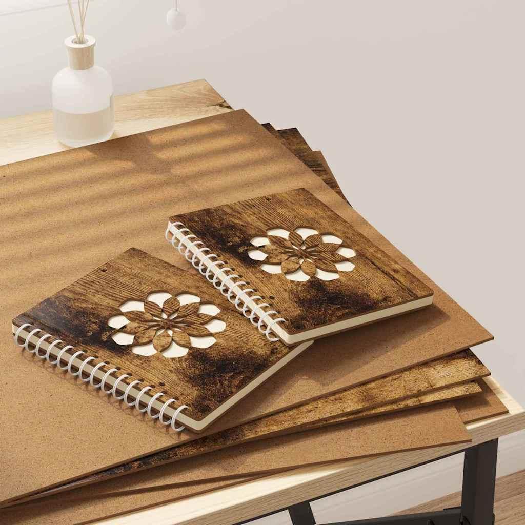 Dekor Panels 50 stk Røget eg 40 x 60 x 0.3 cm Konstrueret træ