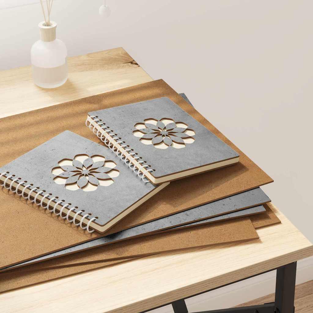 Dekorpaneler 12 stk Betongrå 30 x 42 x 0.3 cm Konstrueret træ