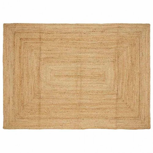 Områdetæppe i jute - naturfarvet 200 × 290 cm, håndlavet