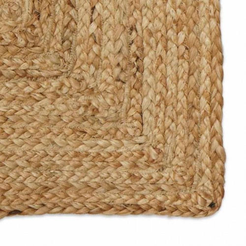 Områdetæppe i jute - naturfarvet 200 × 290 cm, håndlavet