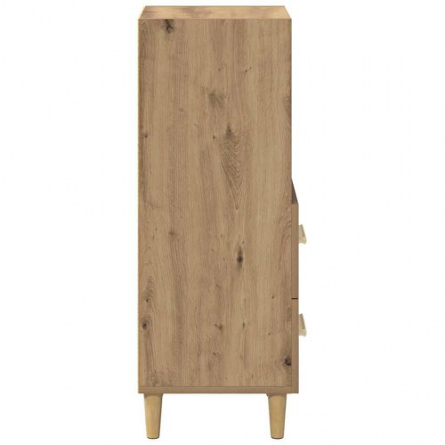 Sidebord med 2 skuffer og 2 hylder - artisan eg