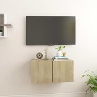 Væghængt tv-skab 60x30x30 cm sonoma-eg